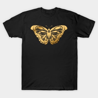 Gold Butterfly T-Shirt